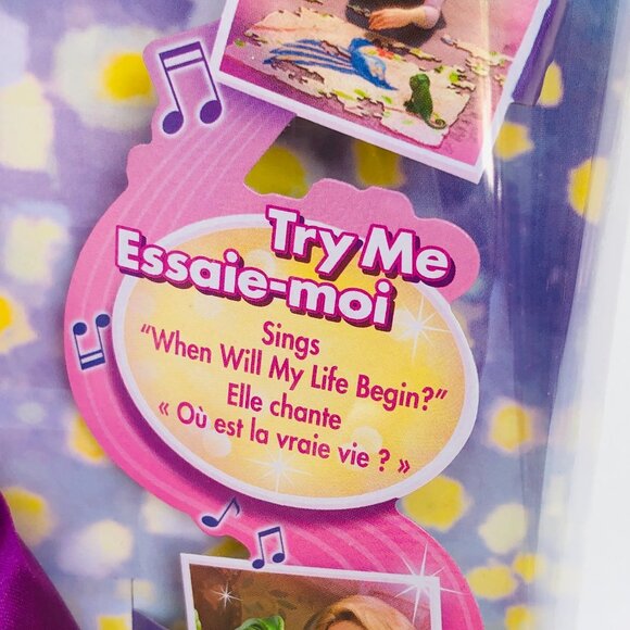 New in Box-Hasbro Disney Princess Shimmering Song Rapunzel, Singing Doll - Picture 8 of 13